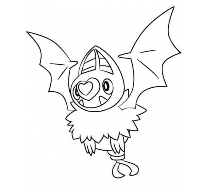 Swoobat Pokemon ausmalbilder