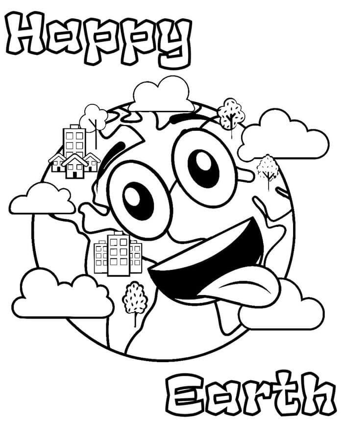 Tag der Erde Druckbar Frei ausmalbilder