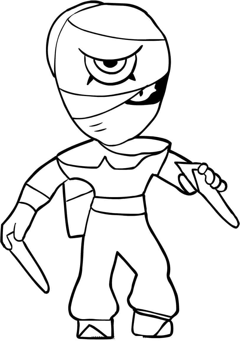Tara Brawl Stars ausmalbilder