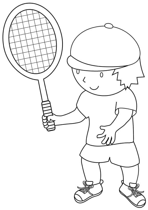 Tennis Für Kinder ausmalbilder