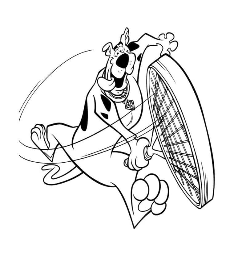 Tennis Kostenlos Für Kinder ausmalbilder