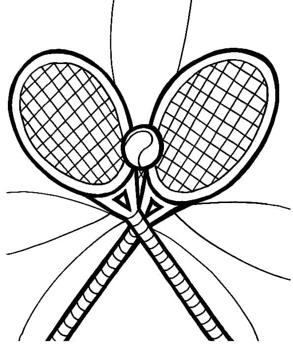 Tennis Zum Drucken Gratis ausmalbilder