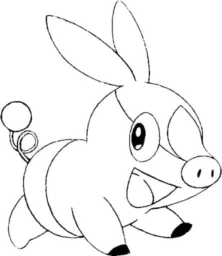 Tepig Pokemon ausmalbilder
