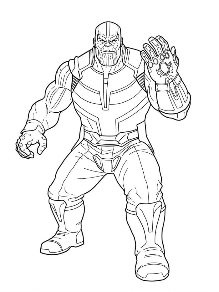 Thanos (4) ausmalbilder
