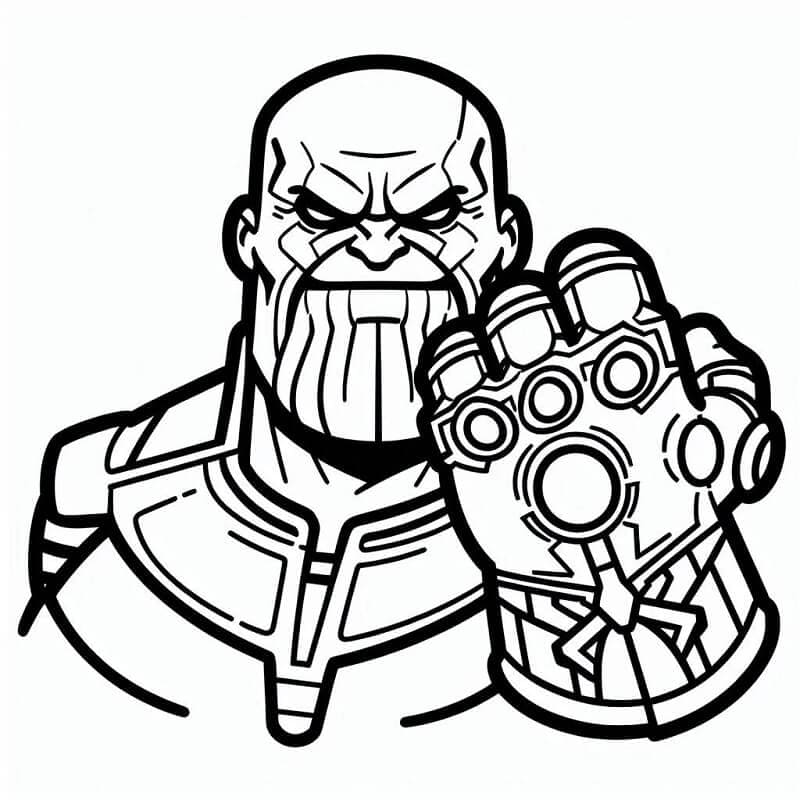 Thanos Bild ausmalbilder