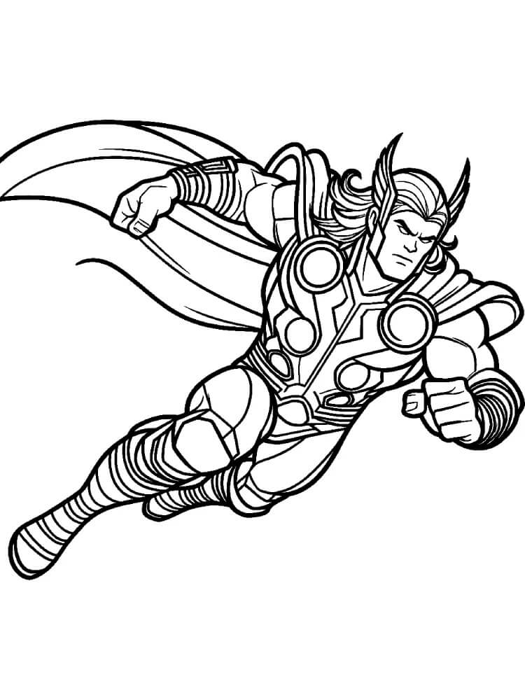 Thor kostenlos ausmalbilder