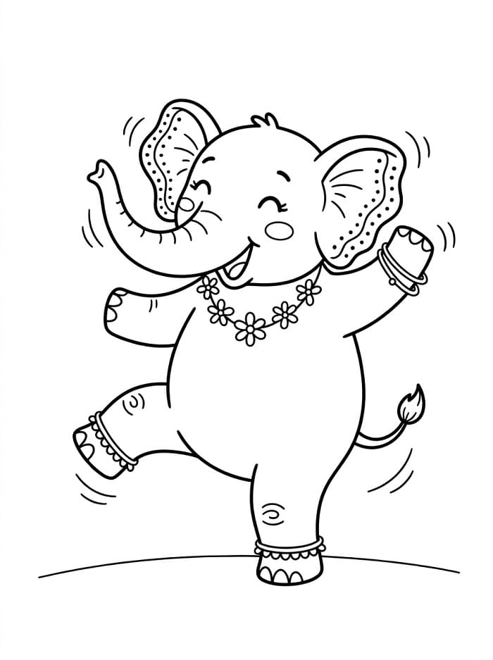 Tier Elefant ausmalbilder