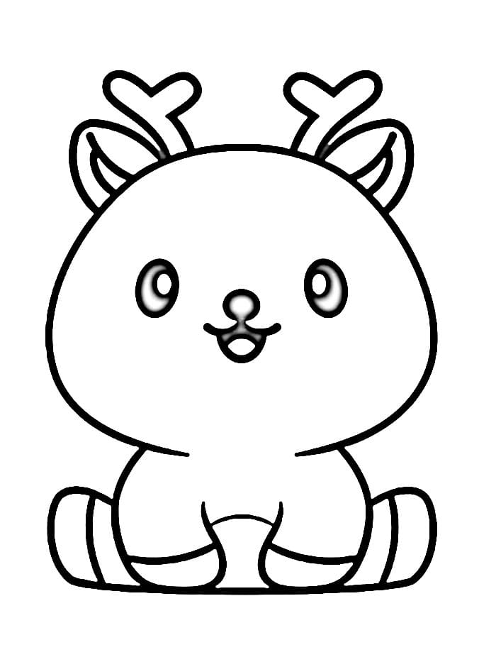 Tier Hirsch ausmalbilder