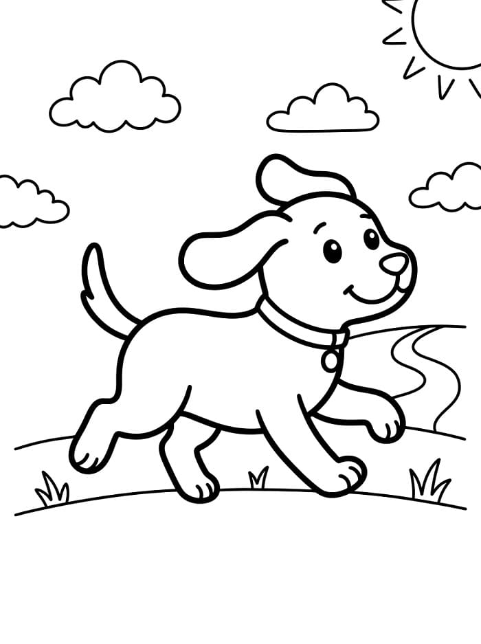 Tier Hund ausmalbilder