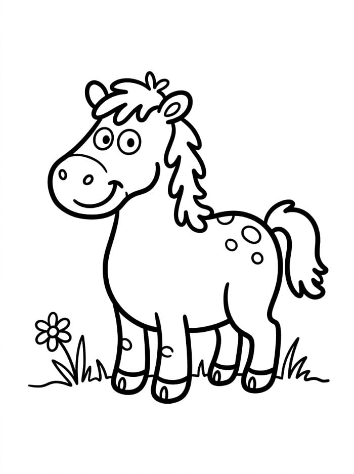 Tier Pferd ausmalbilder