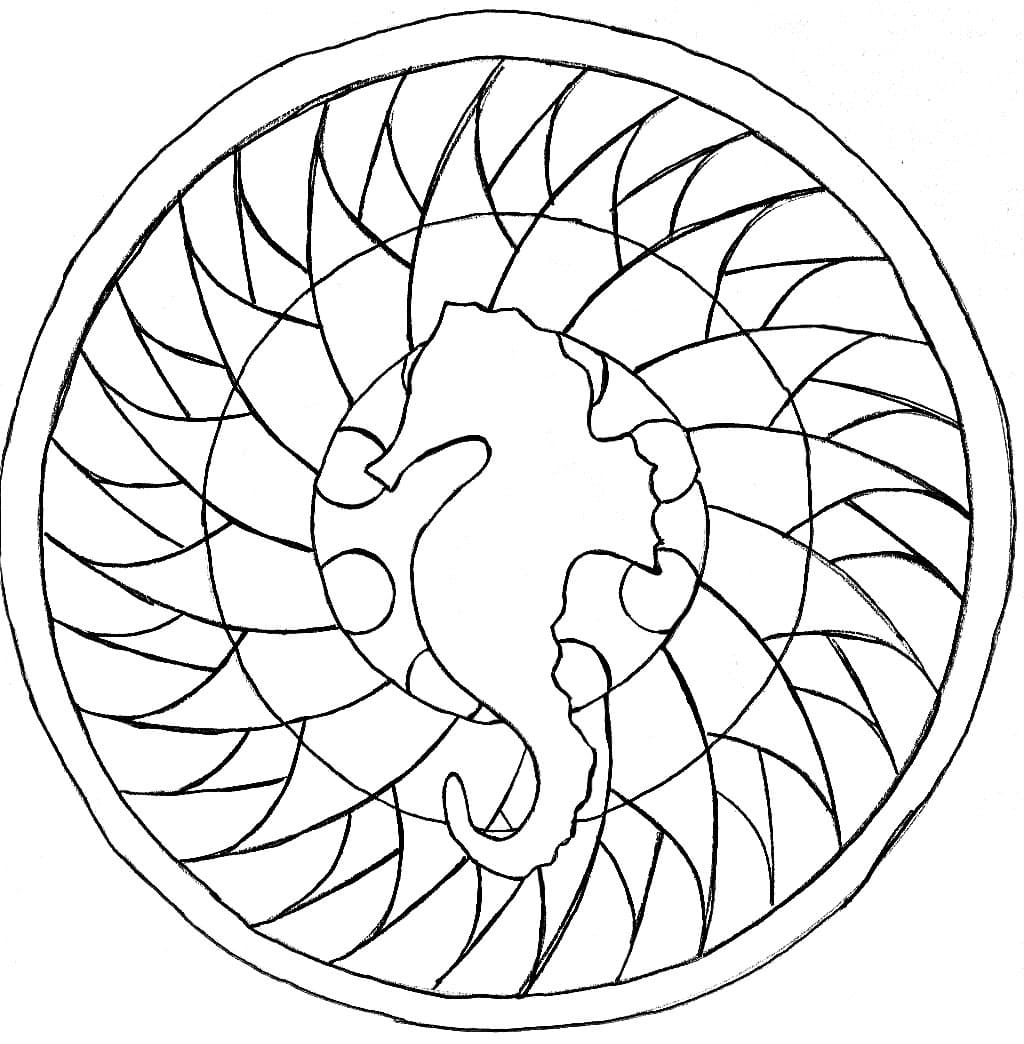 Tiere Mandala ausmalbilder