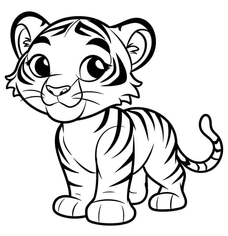 Tiger Für Kinder ausmalbilder