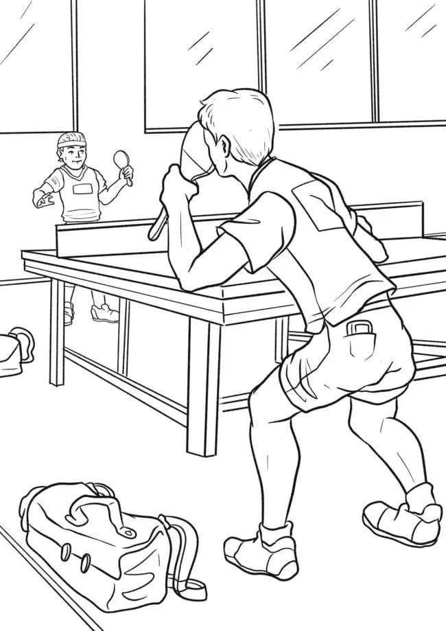 Tischtennis (19) ausmalbilder