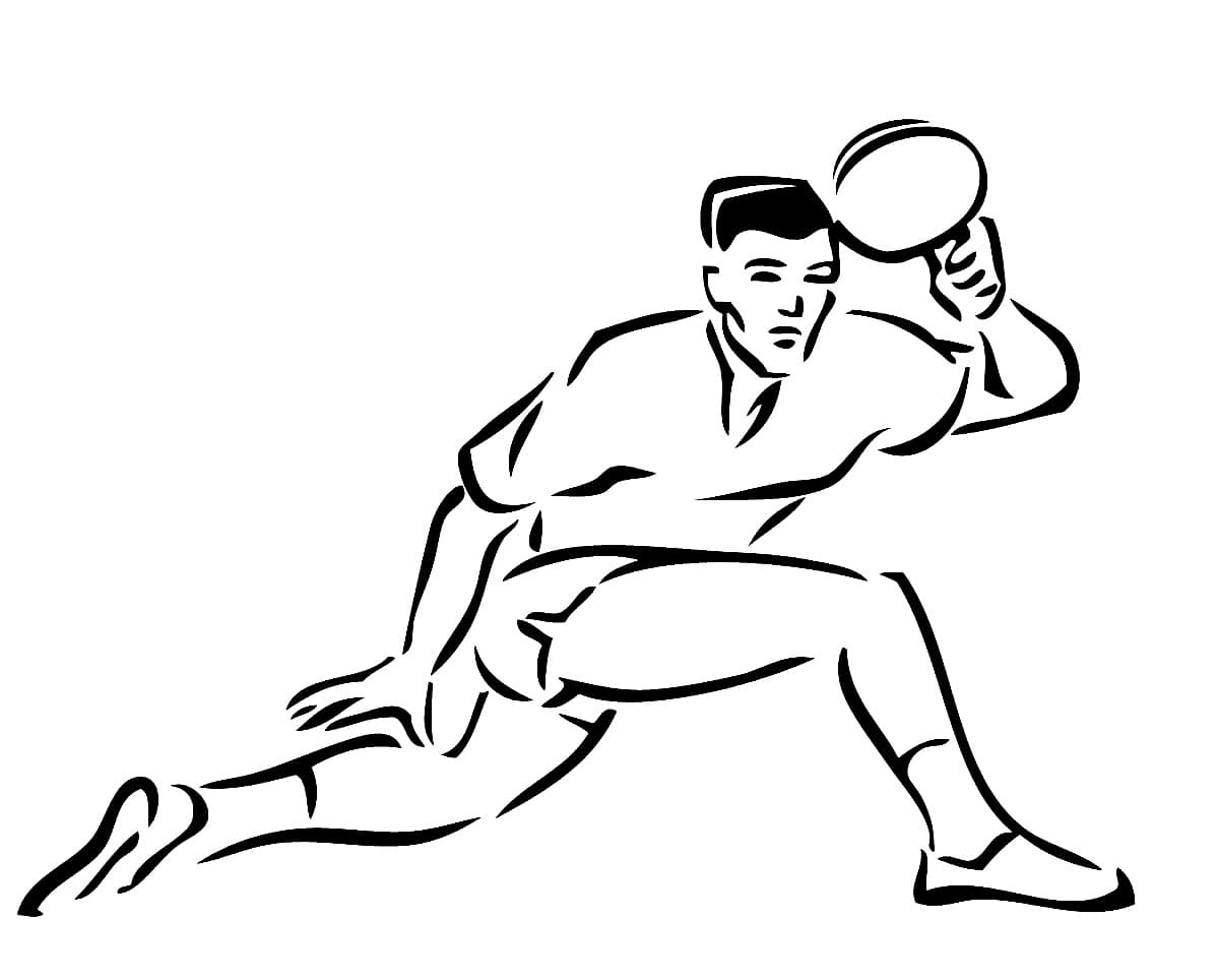 Tischtennis (32) ausmalbilder