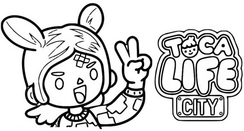 Toca Boca Gratis ausmalbilder