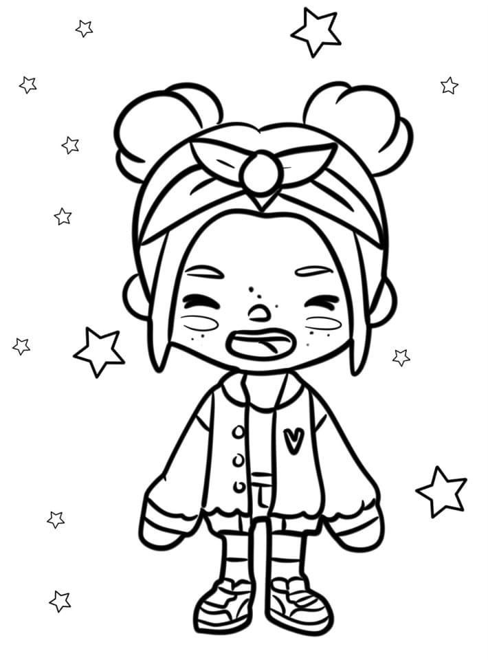 Toca Boca Kostenlos ausmalbilder