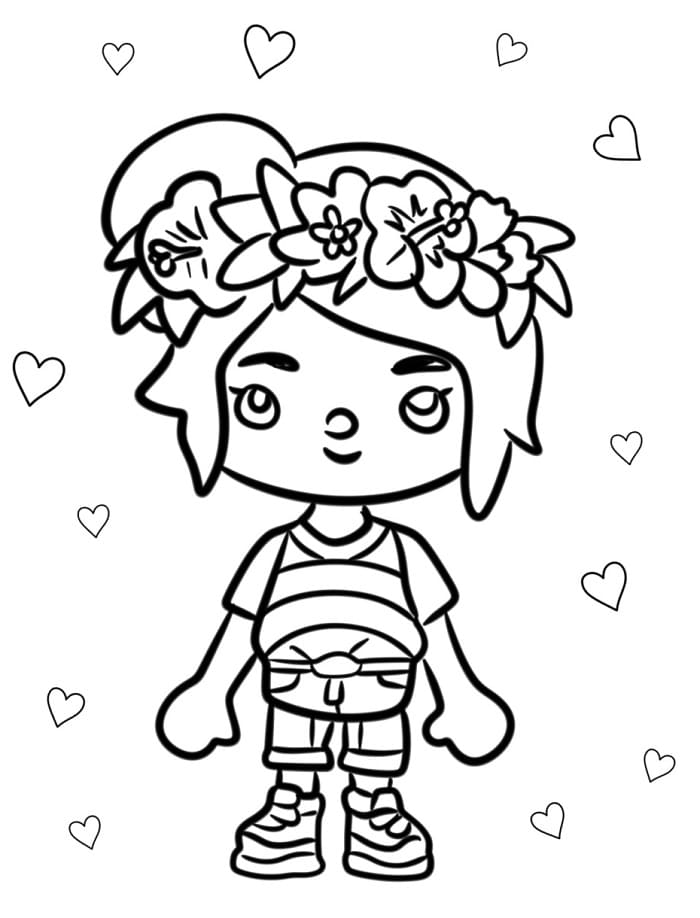 Toca Boca Spiel ausmalbilder