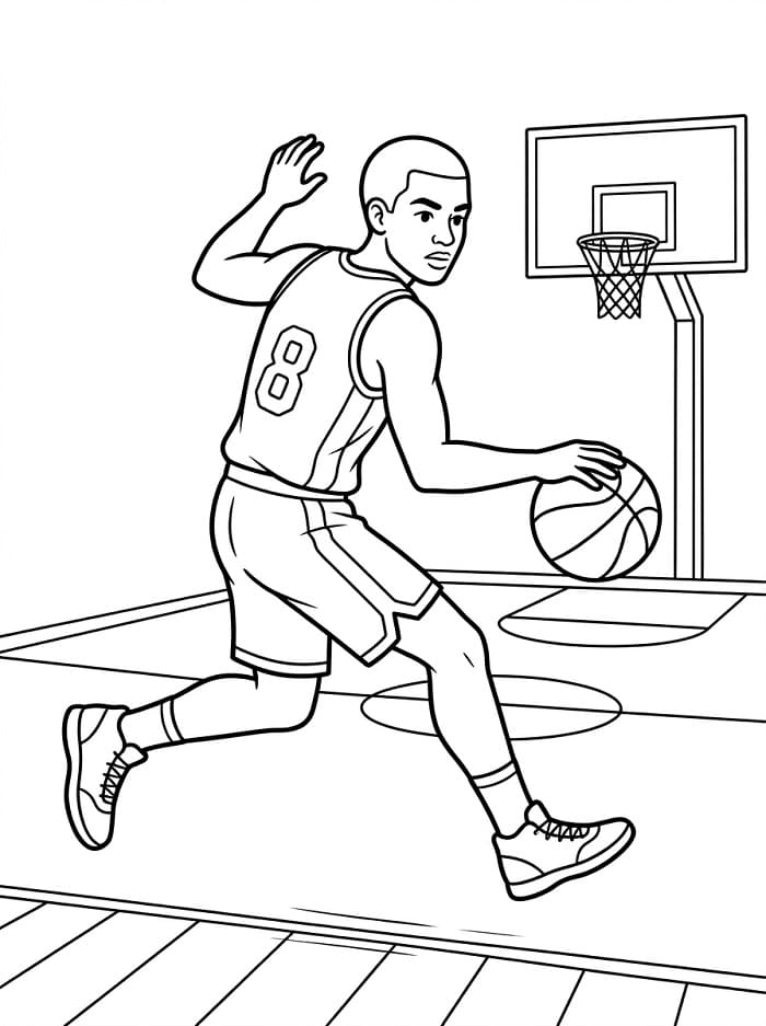 Basketball ausmalbilder