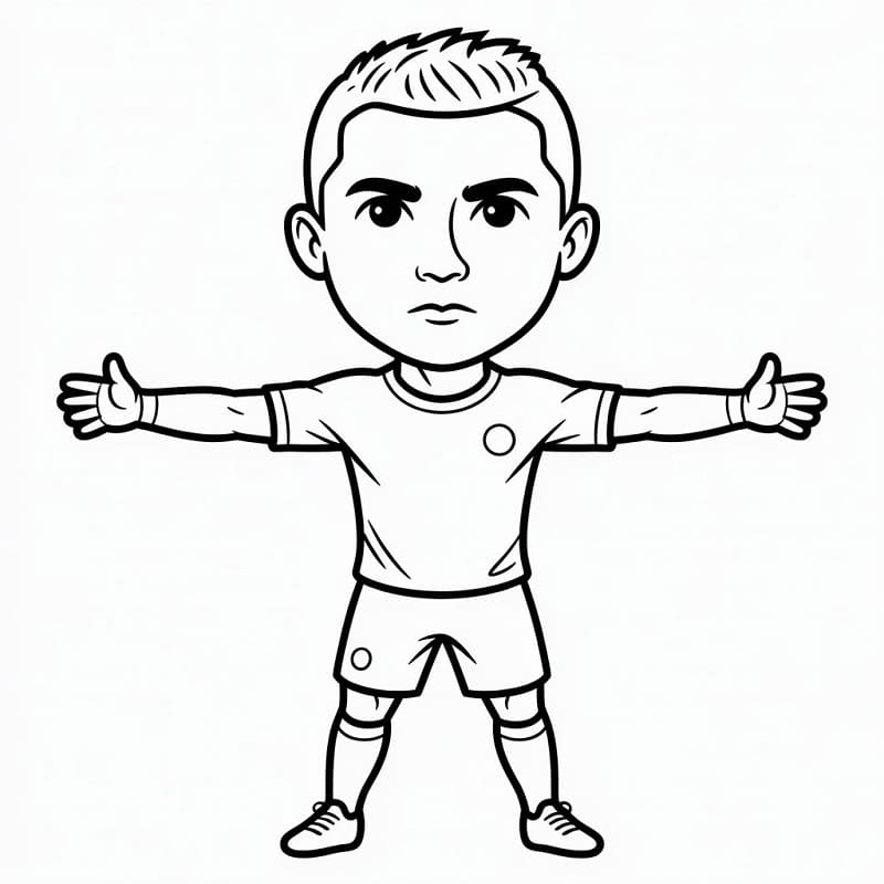 Toller Cristiano Ronaldo ausmalbilder