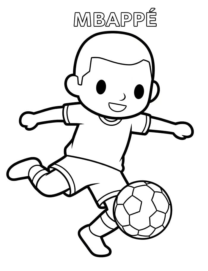 Toller Kylian Mbappé ausmalbilder