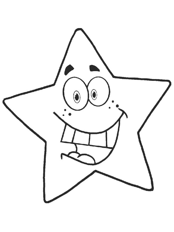 Toller Stern ausmalbilder