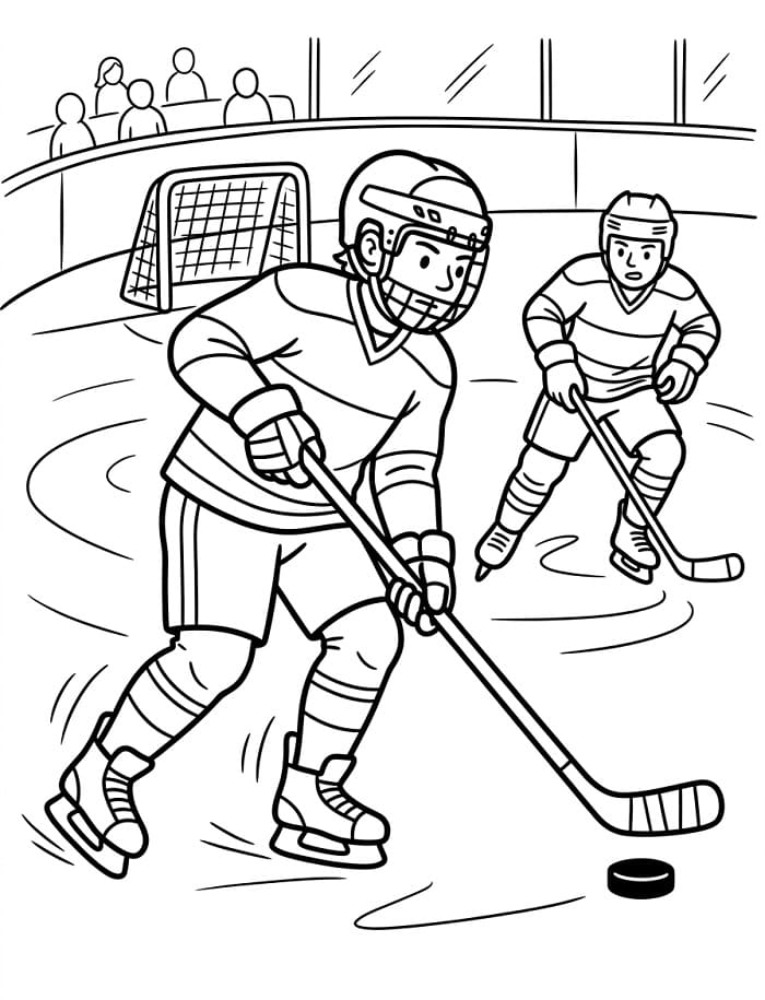 Tolles Eishockey ausmalbilder