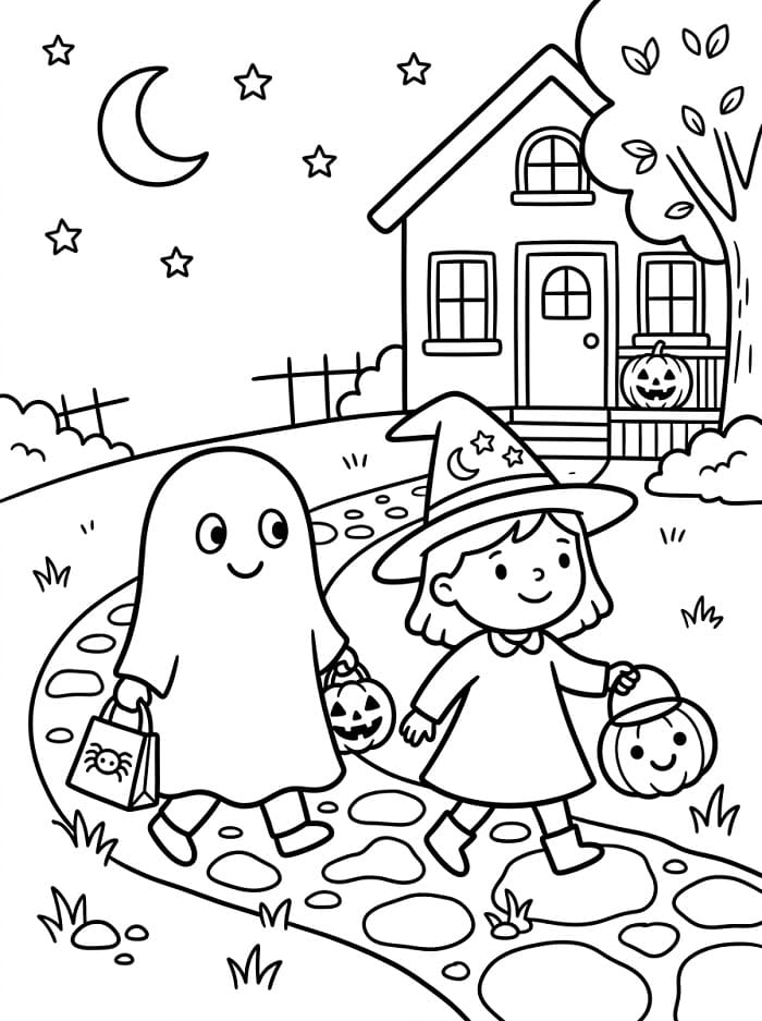 Tolles Halloween ausmalbilder