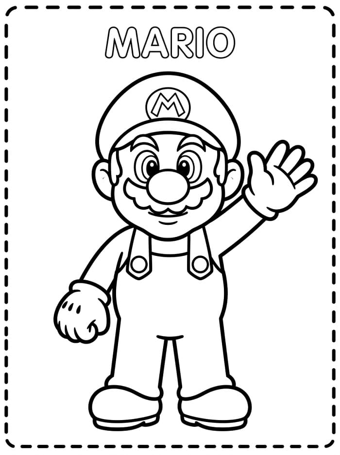 Tolles Mario ausmalbilder