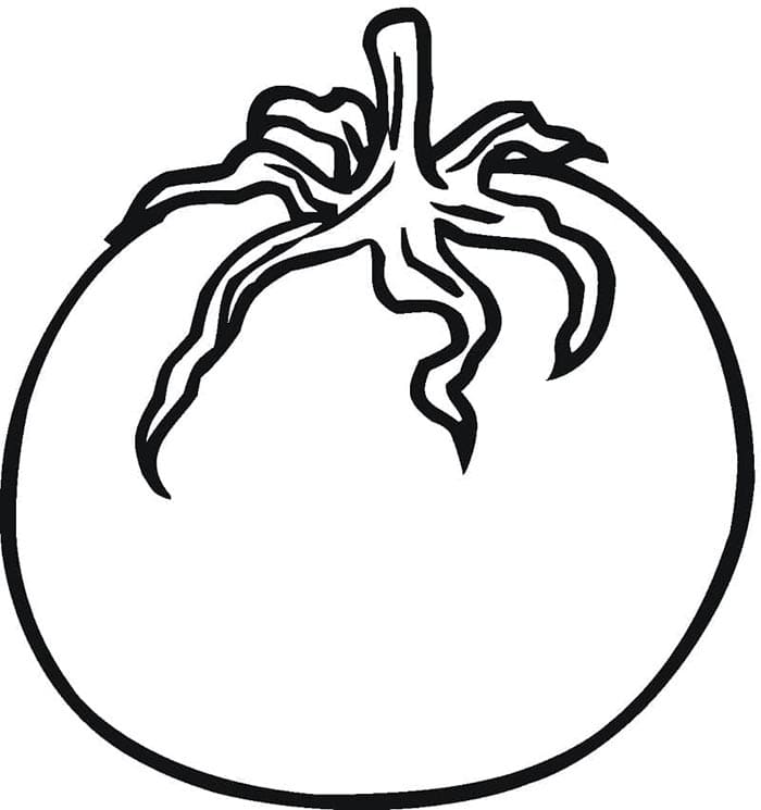 Tomate zum Drucken ausmalbilder