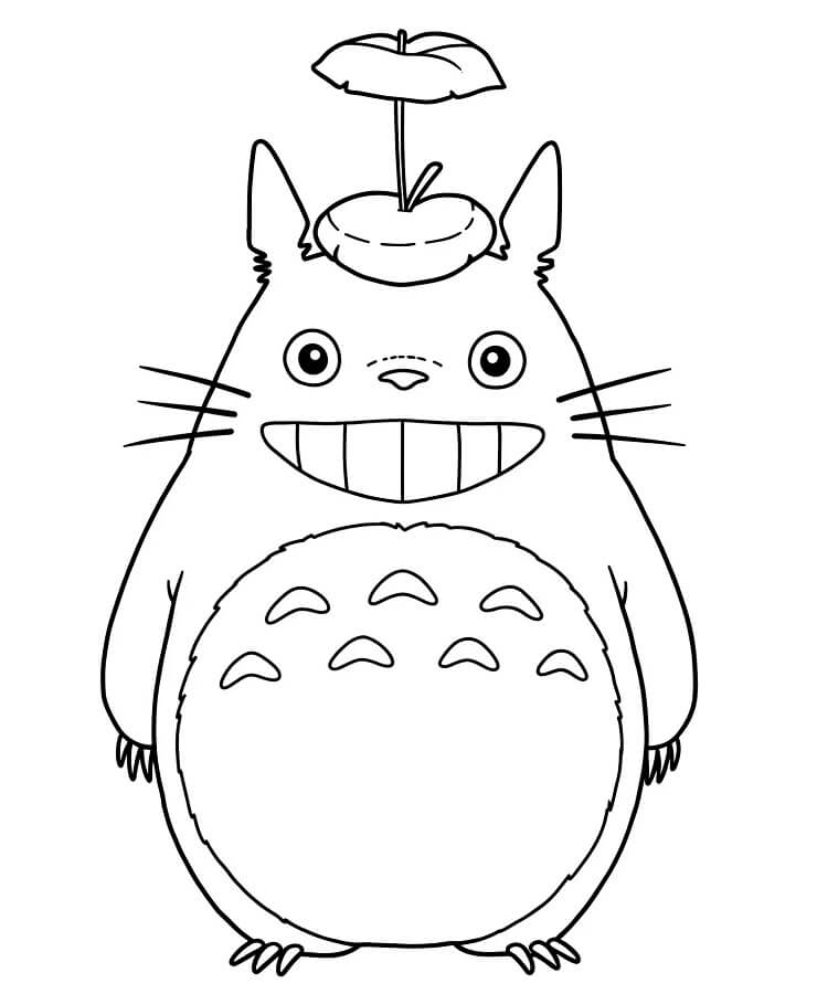 Totoro 1 ausmalbilder