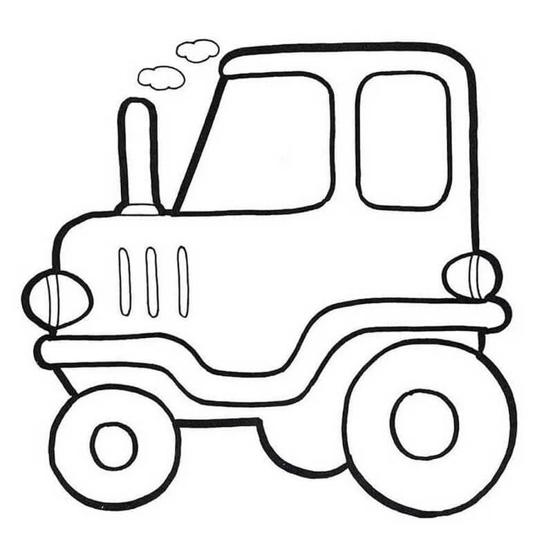 Traktor ausdrucken ausmalbilder