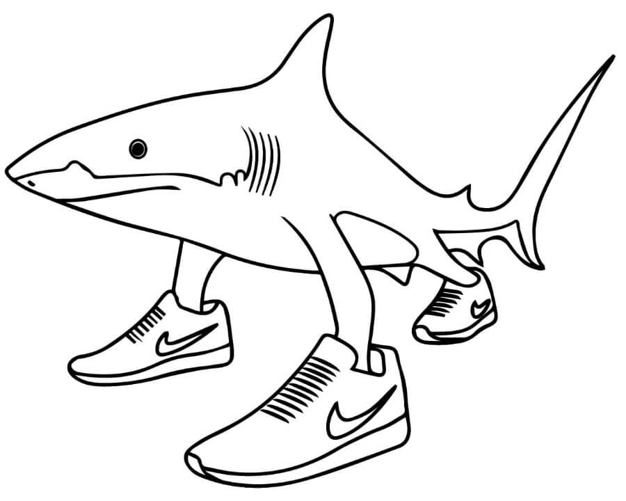 Tralalero Tralala ausmalbilder