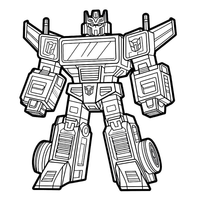 Transformers für 4-jährige Kinder ausmalbilder