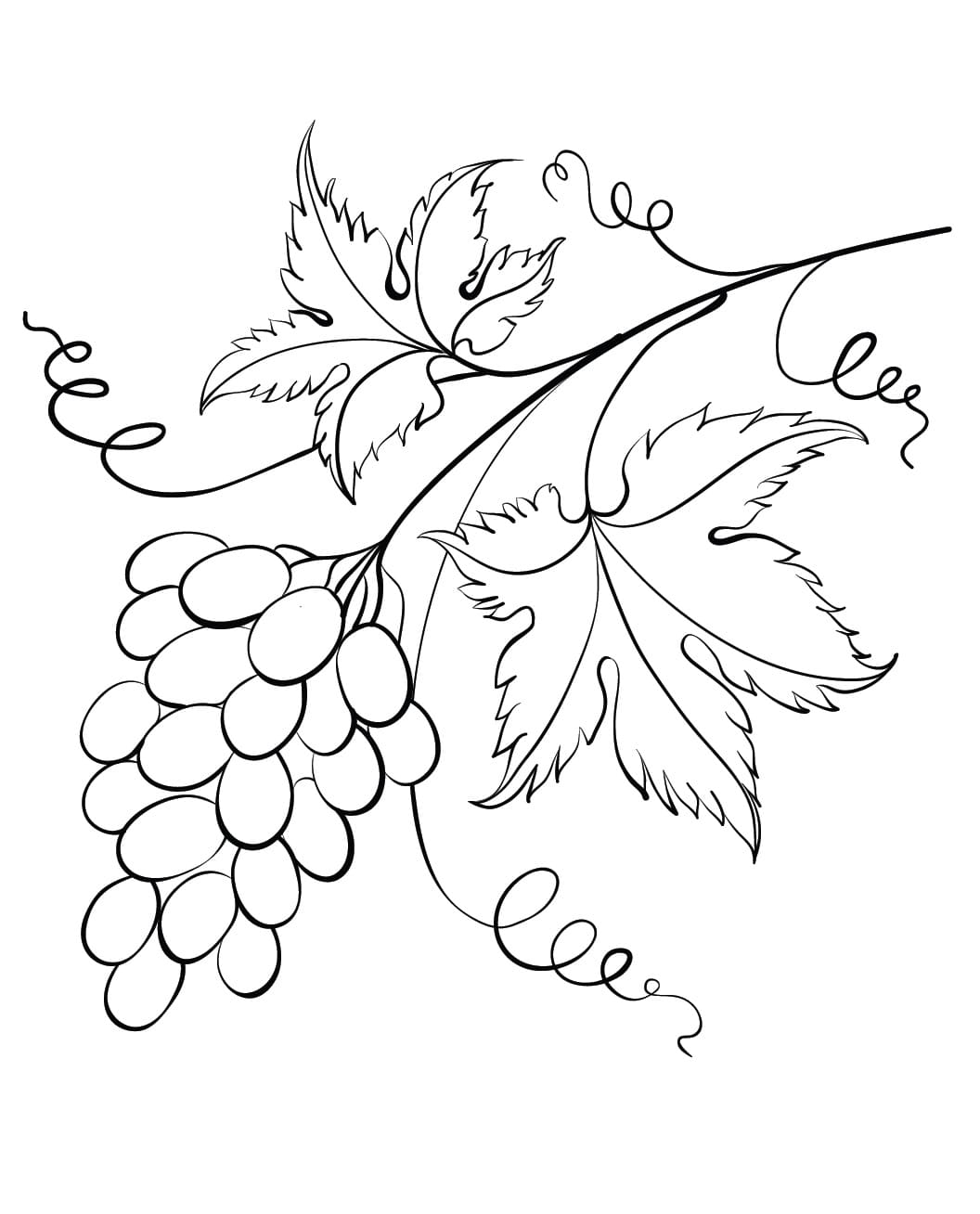 Trauben (6) ausmalbilder