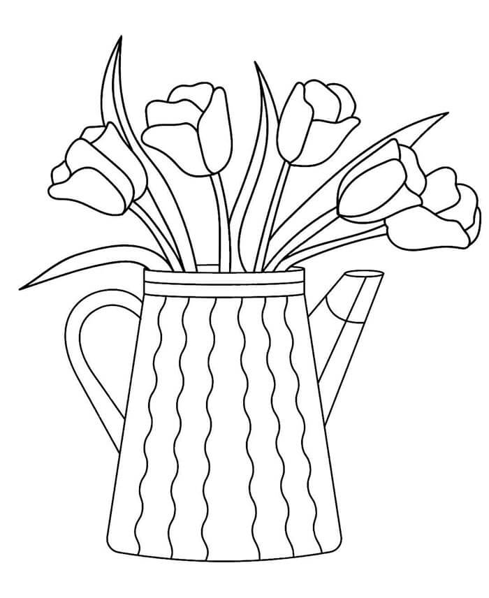 Tulpe Malvorlage für Kinder ausmalbilder