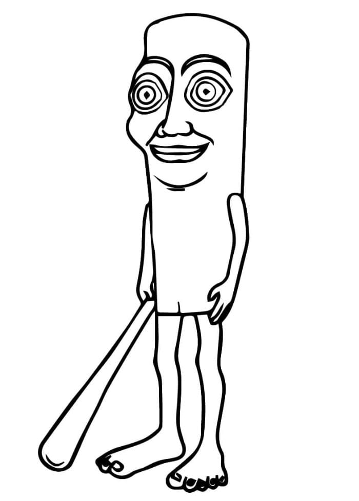 Tung Tung Tung Sahur Brainrot ausmalbilder