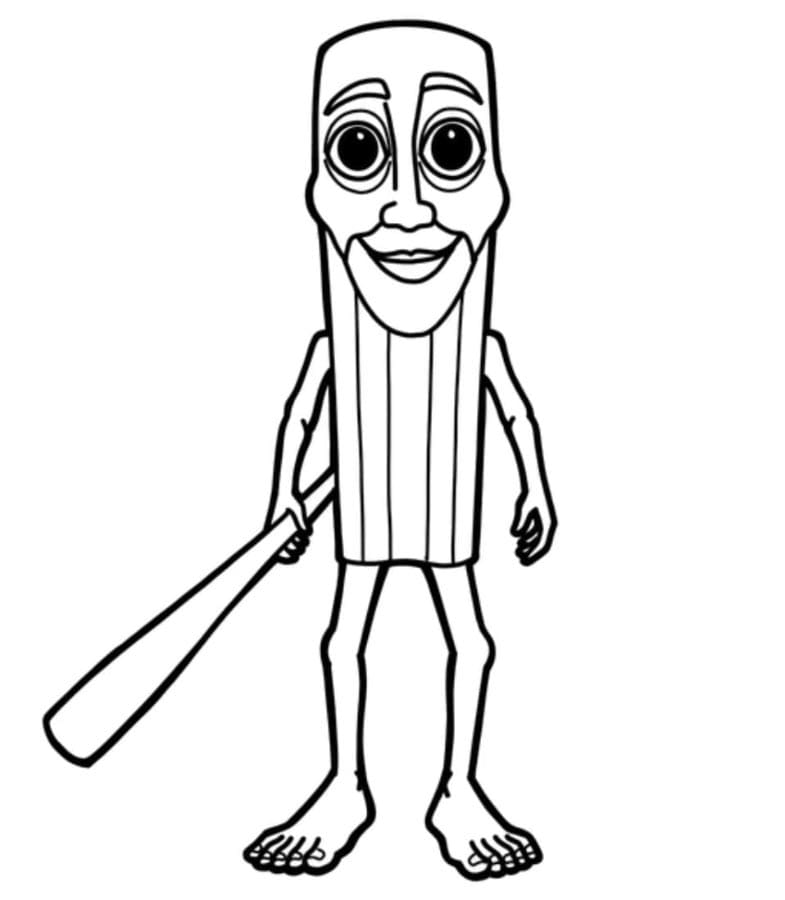 Tung Tung Tung Sahur ausmalbilder