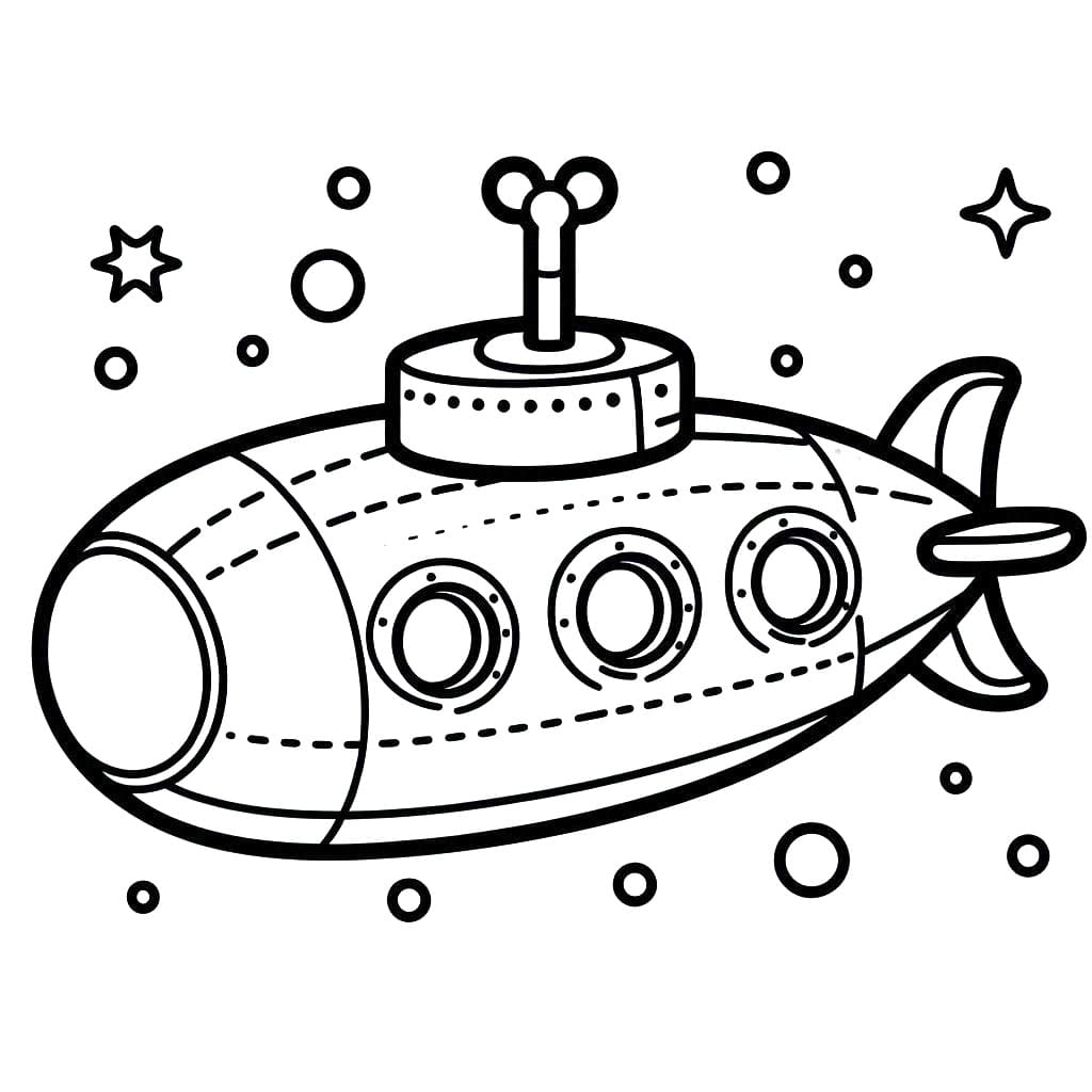 U-Boot zum Drucken ausmalbilder