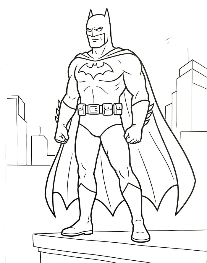 Unglaublicher Batman ausmalbilder