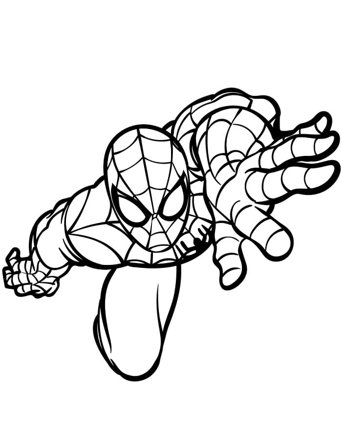 Unglaublicher Spiderman ausmalbilder