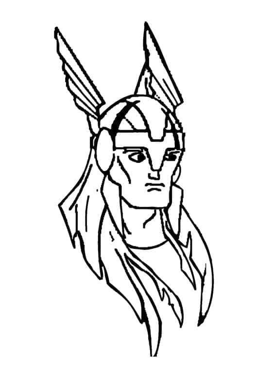 Unglaublicher Thor ausmalbilder