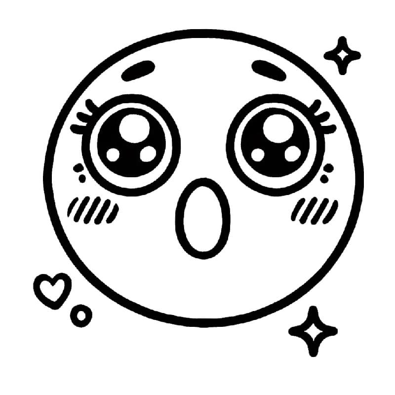 Unglaubliches Emoji ausmalbilder