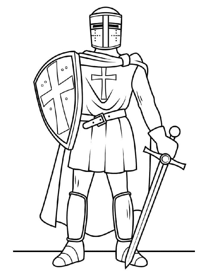 Unglaubliches Ritter ausmalbilder