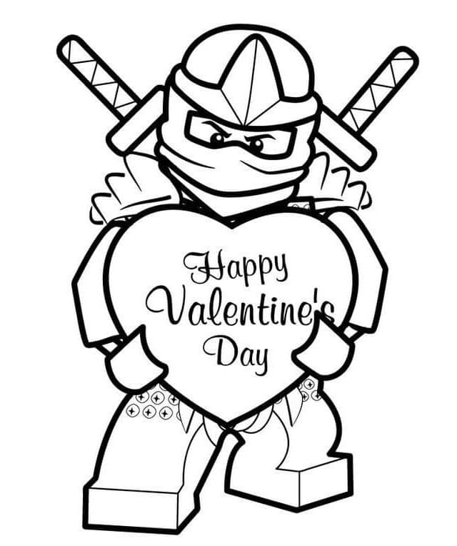 Valentinstag 3 ausmalbilder