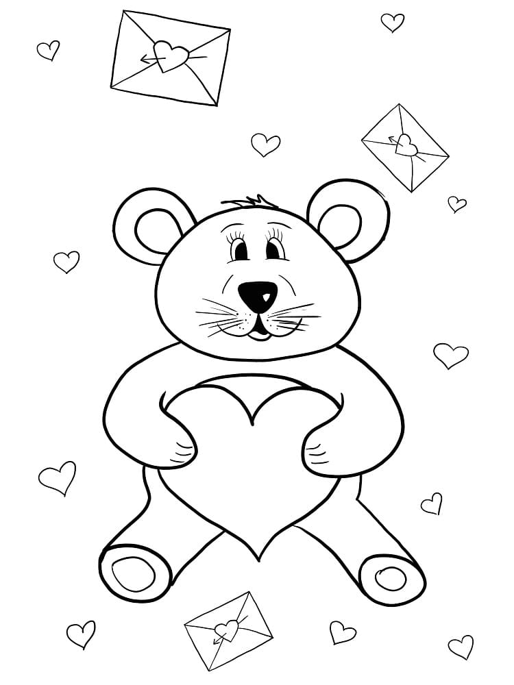 Valentinstag Bild Kostenlos ausmalbilder