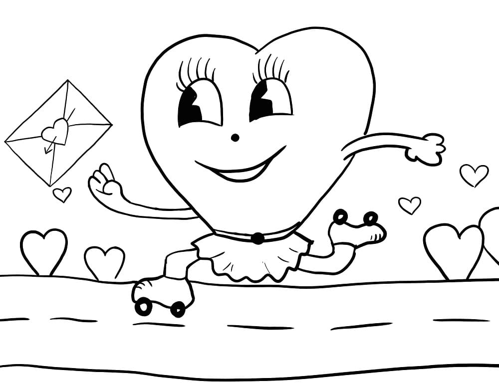 Valentinstag Für Kinder Gratis ausmalbilder