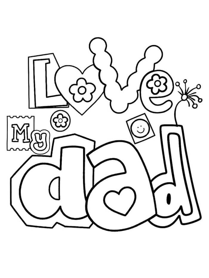 Vatertag 2 ausmalbilder