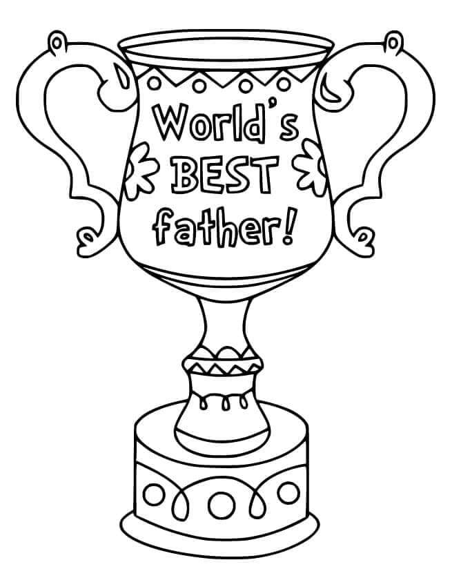 Vatertag Druckbares Für Kinder ausmalbilder