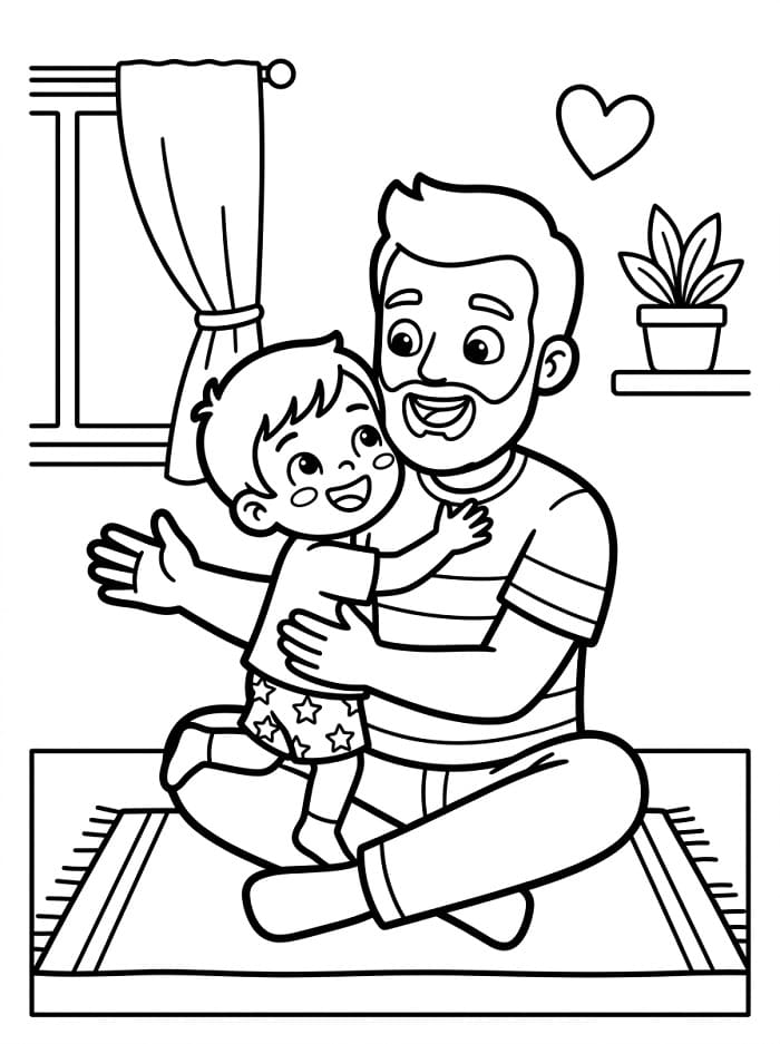 Vatertag Für Kinder ausmalbilder