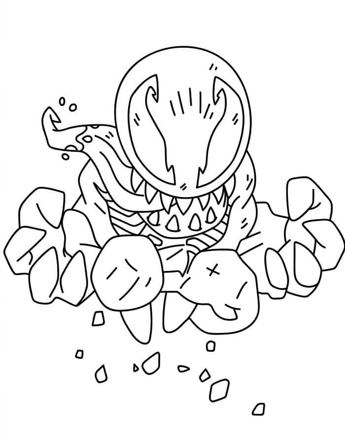 Venom für 6-jährige Kinder ausmalbilder